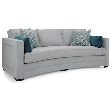 Conversation Sofa with Nailhead Trim